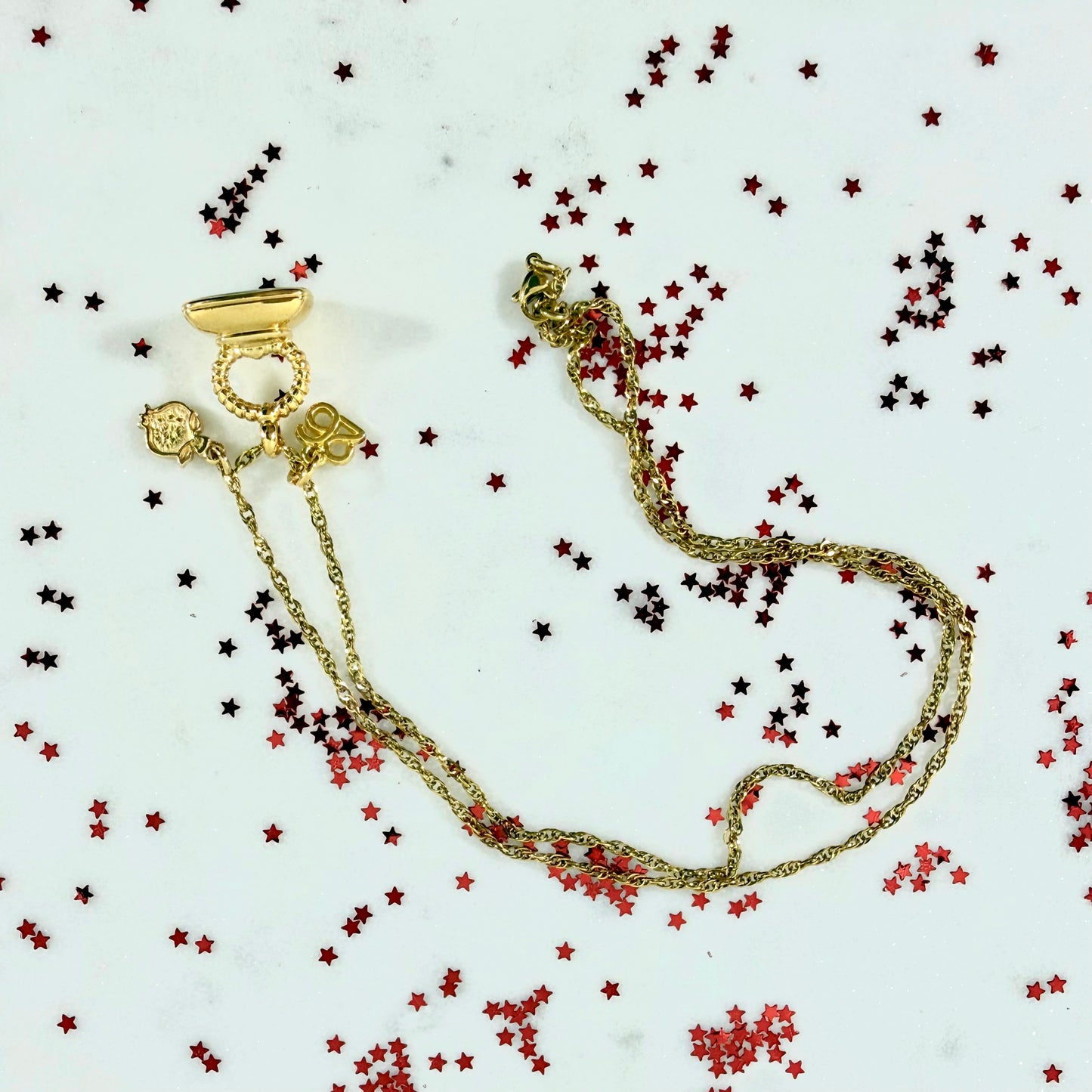 noel lucky charm necklace