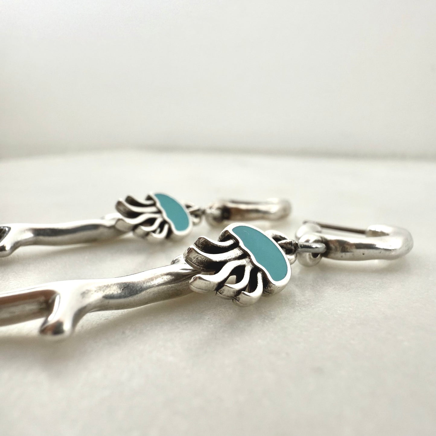coral earrings