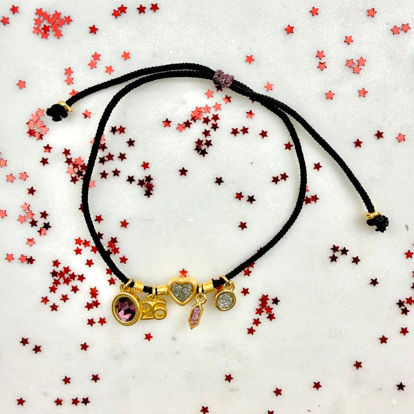 season sparkle lucky charm bracelet