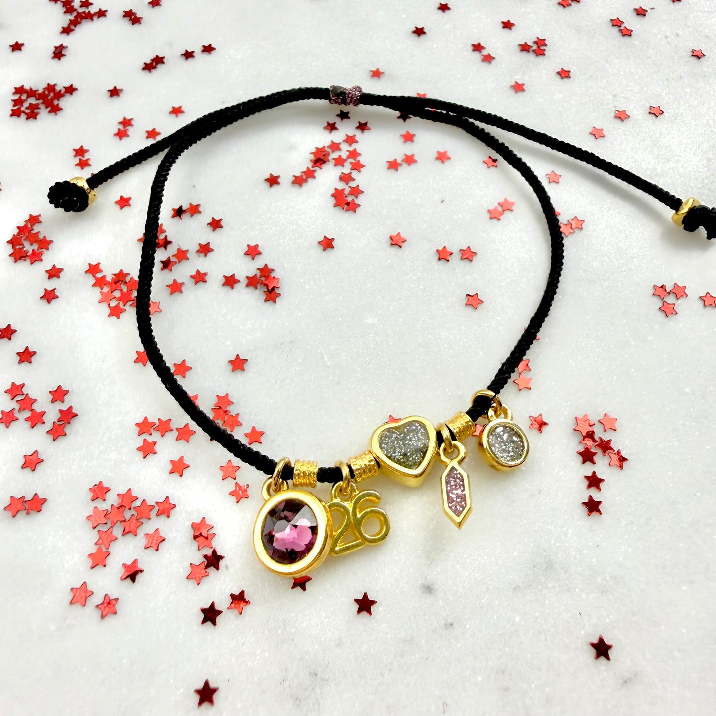 season sparkle lucky charm bracelet