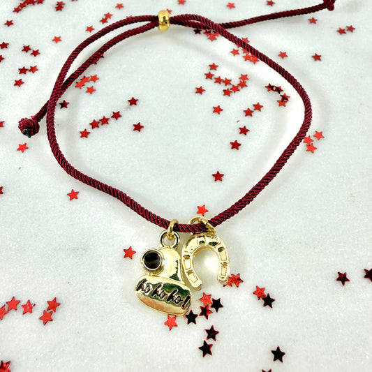 ho ho ho lucky charm bracelet