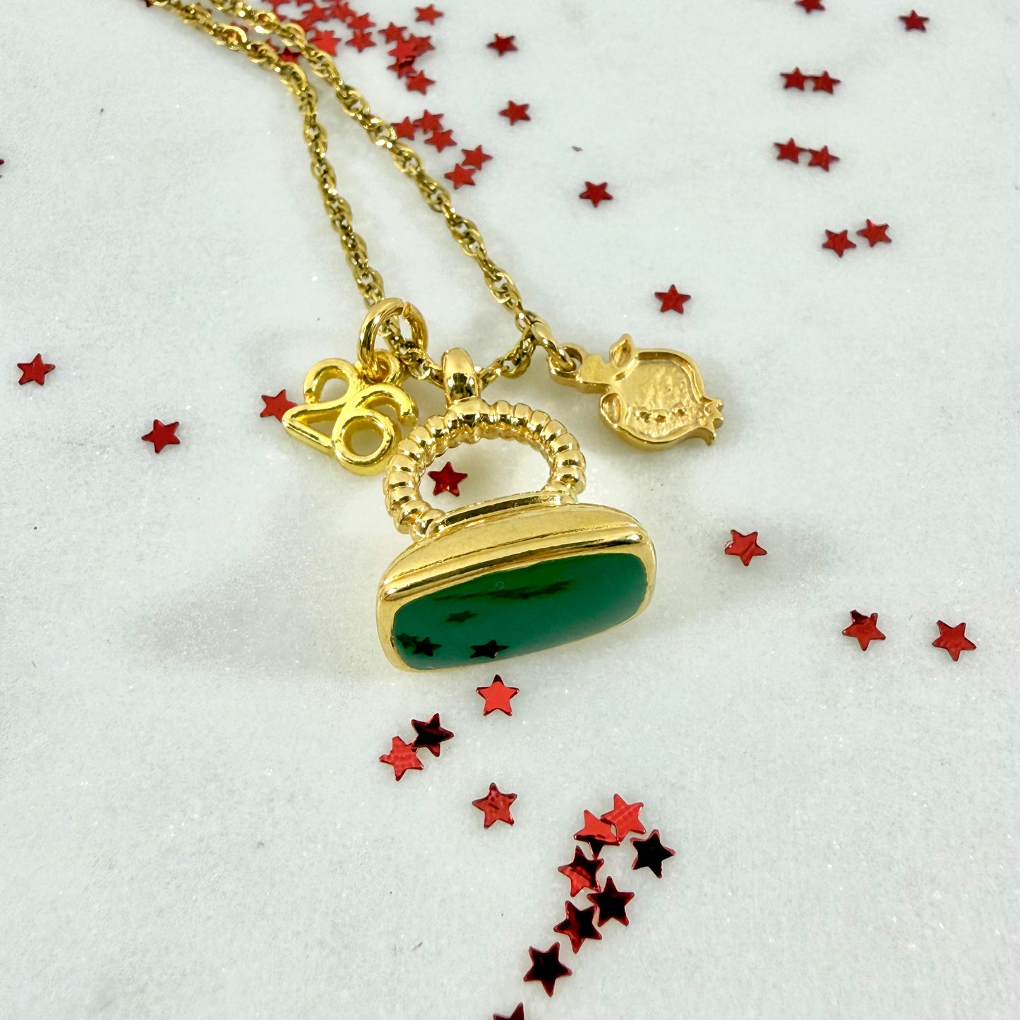 noel lucky charm necklace