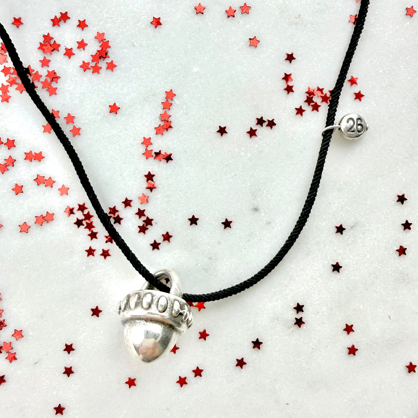 acorn wish lucky charm necklace