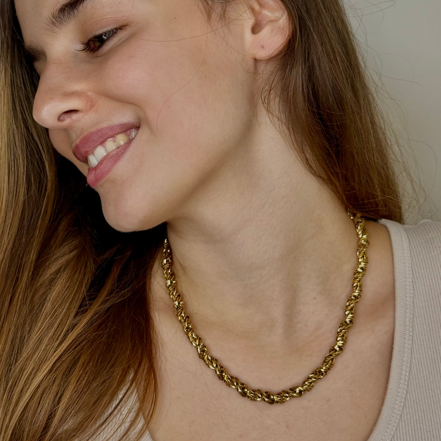 fall twist necklace