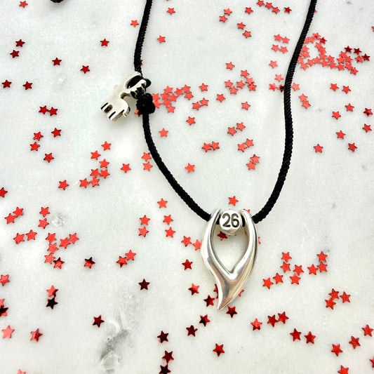 frosty lucky necklace