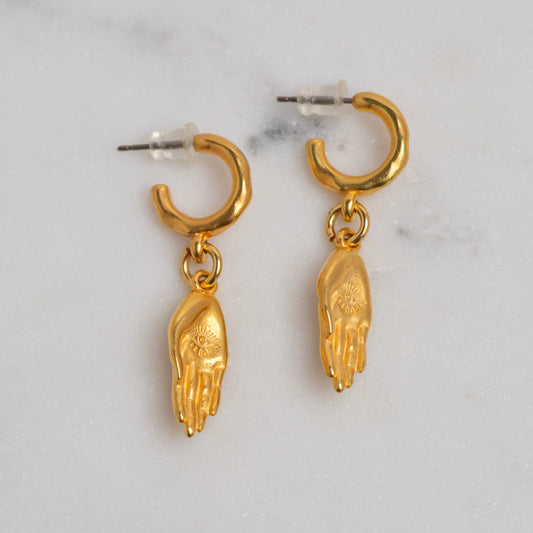 hamsa earrings