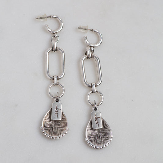 love letter earrings