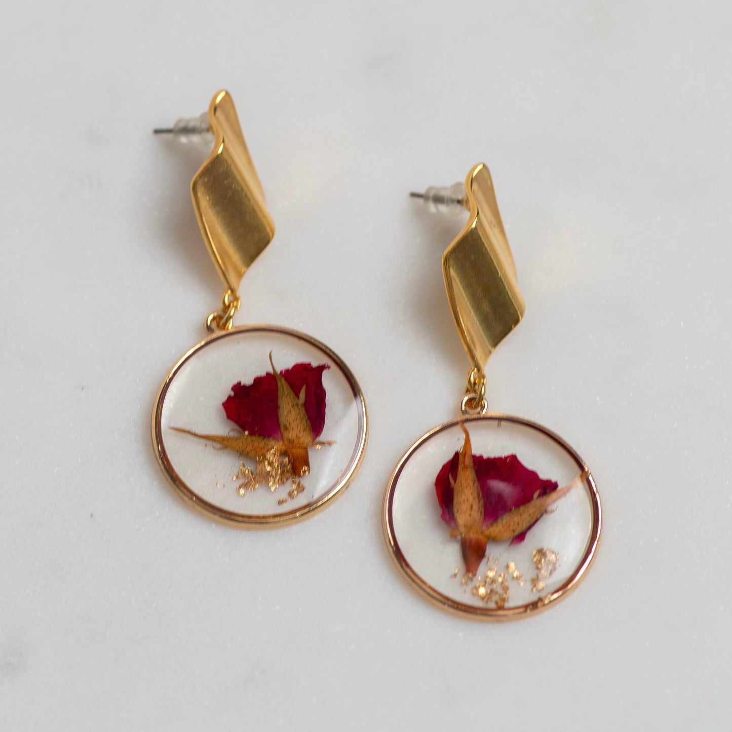 frozen in time earrings