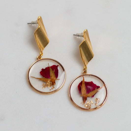 frozen in time earrings